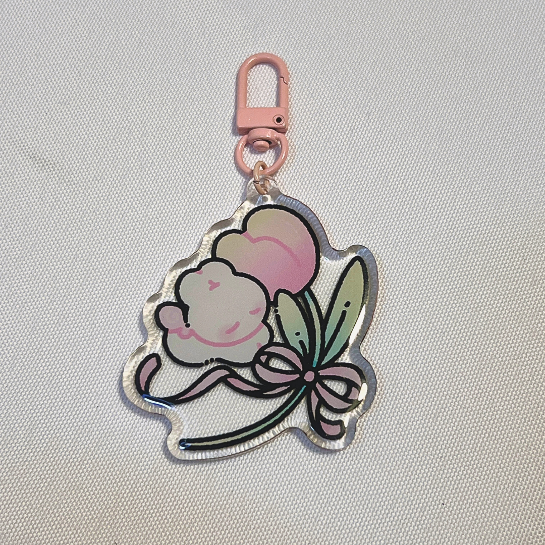 tulip bunny charm
