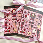 scarlet roses sticker sheet