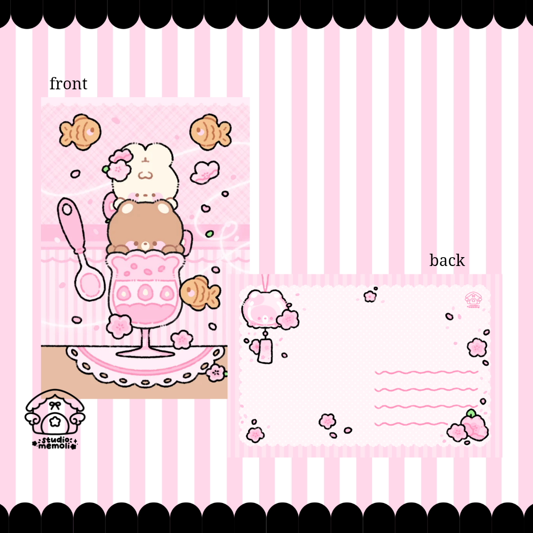 silly parfait print