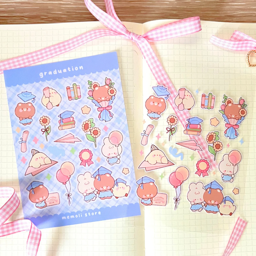 graduation sticker sheet