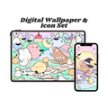 Spoopy Halloween Digital Wallpaper + Icon Set