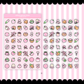 sakura picnic mini icon sticker sheet