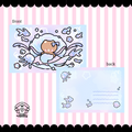 mermaid charm print