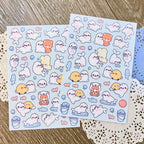 silly seals sticker sheet