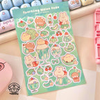 sparkling melon soda sticker sheet