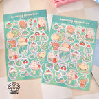 sparkling melon soda sticker sheet