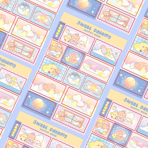 sweet dreams sticker sheet