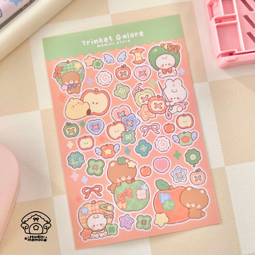 trinket galore sticker sheet